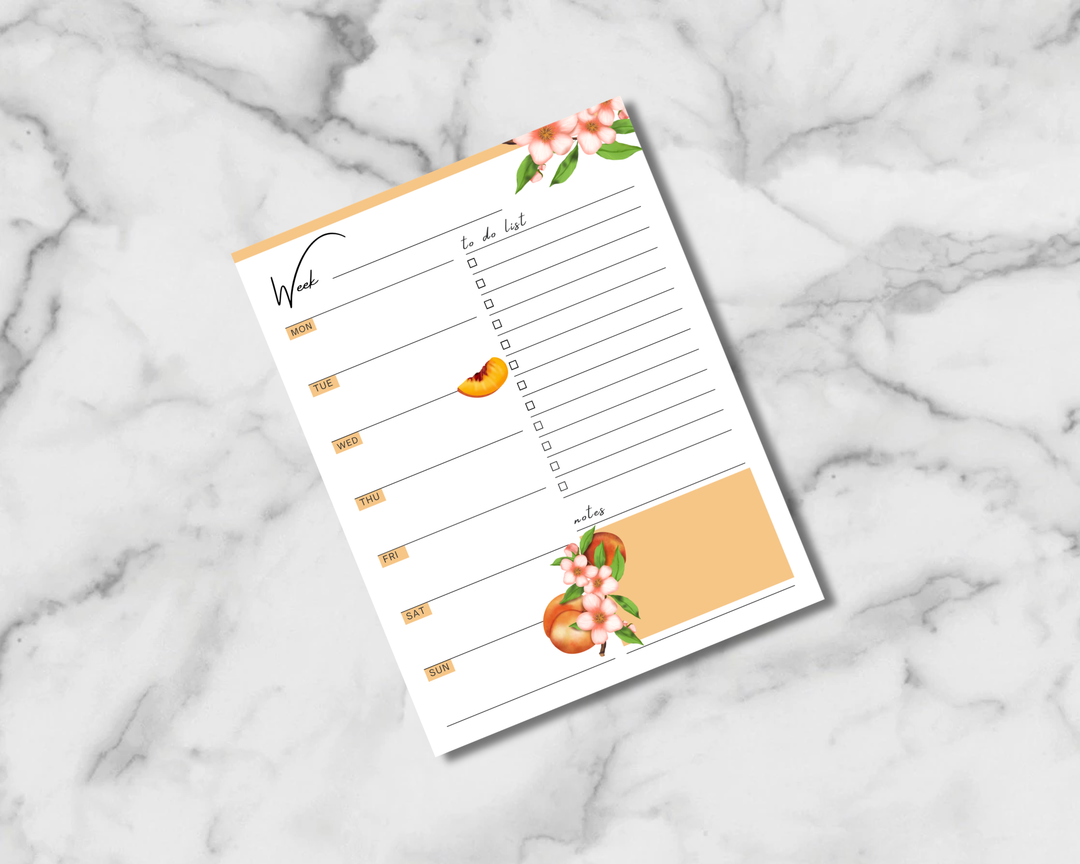 Just Peachy Planner Inserts