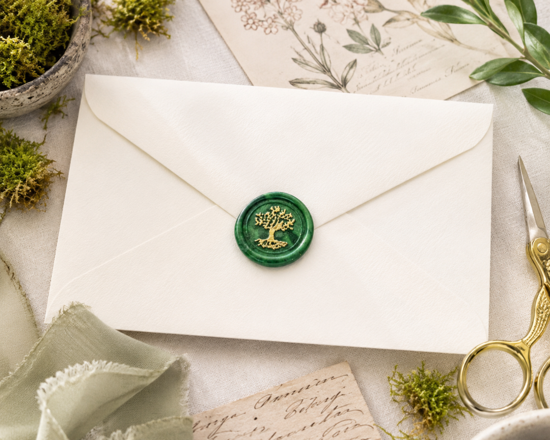 Tree Embellished Wax Seals