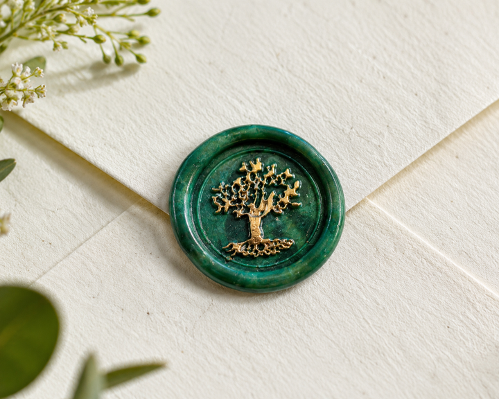 Tree Embellished Wax Seals