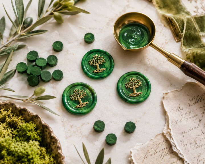 Tree Embellished Wax Seals
