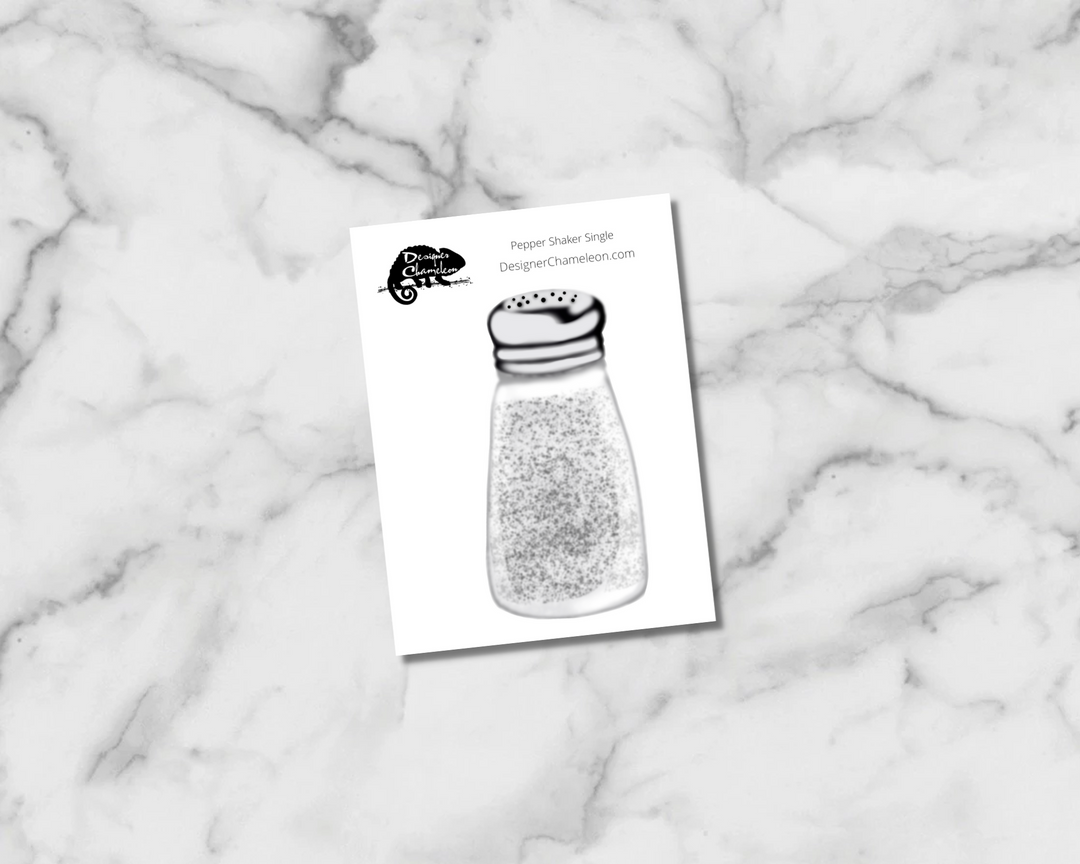 Pepper Shaker Single Sticker