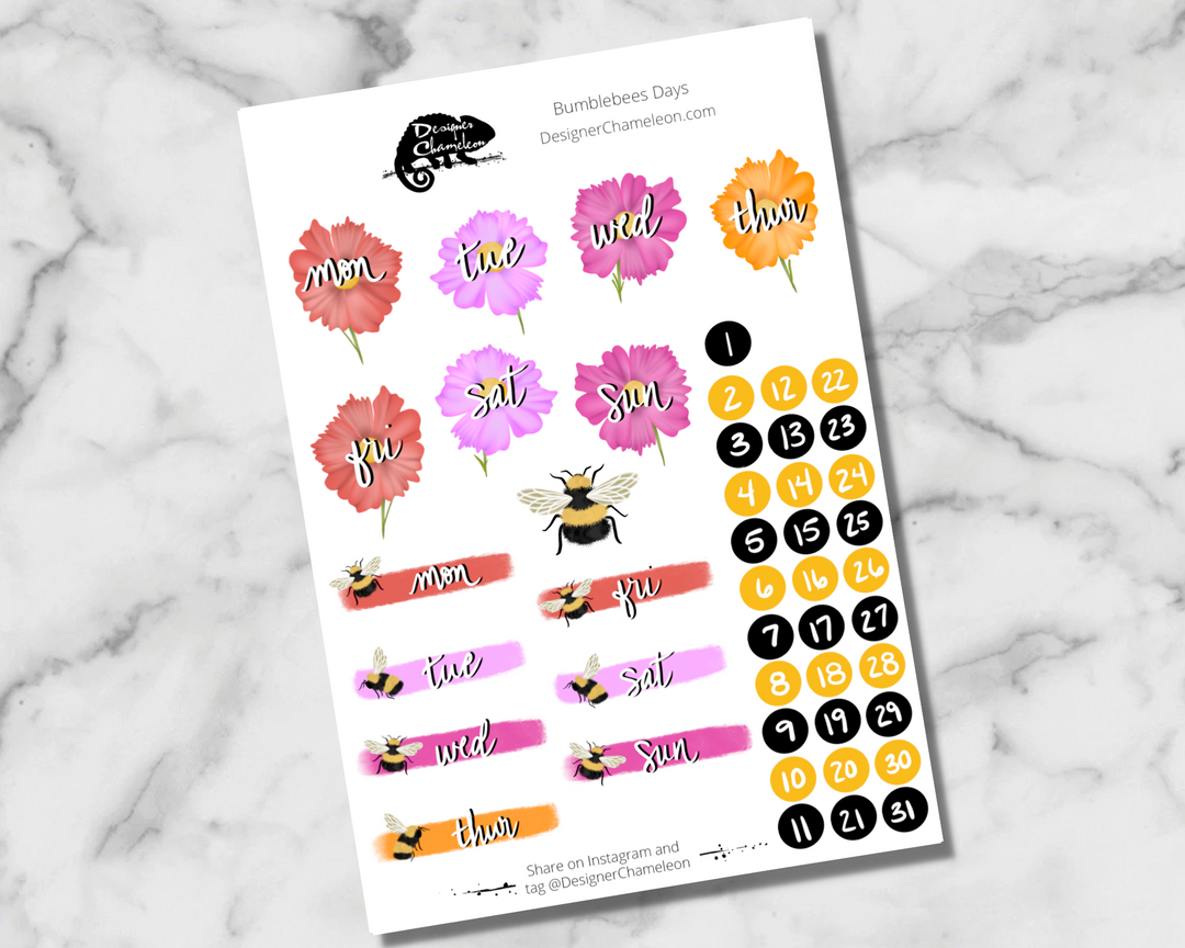 Bumblebee Sticker Collection
