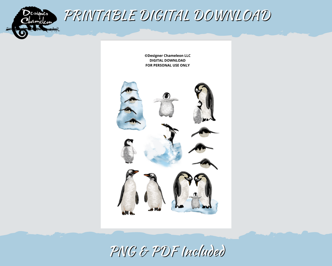 DIGITAL Penguin Collection Stickers