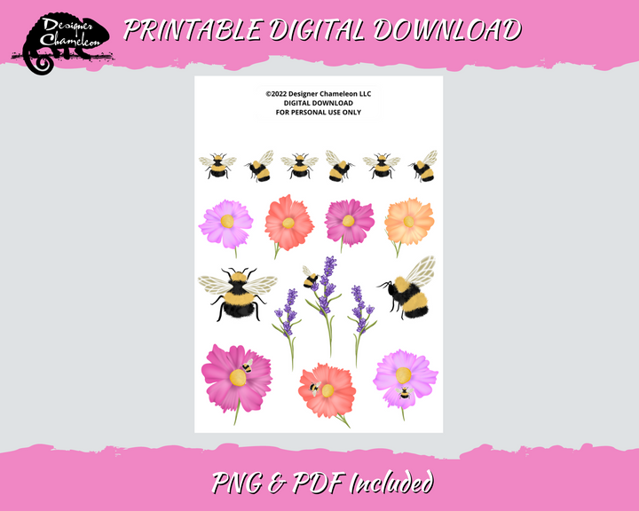 DIGITAL Bumblebee Collection Stickers