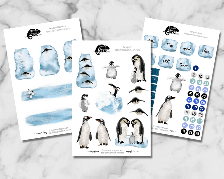 Penguin Sticker Collection
