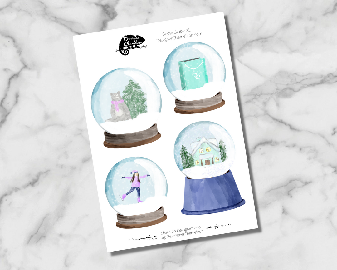 Snow Globe Sticker Collection
