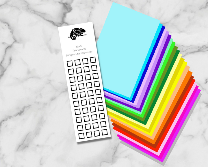 Task Squares Stickers