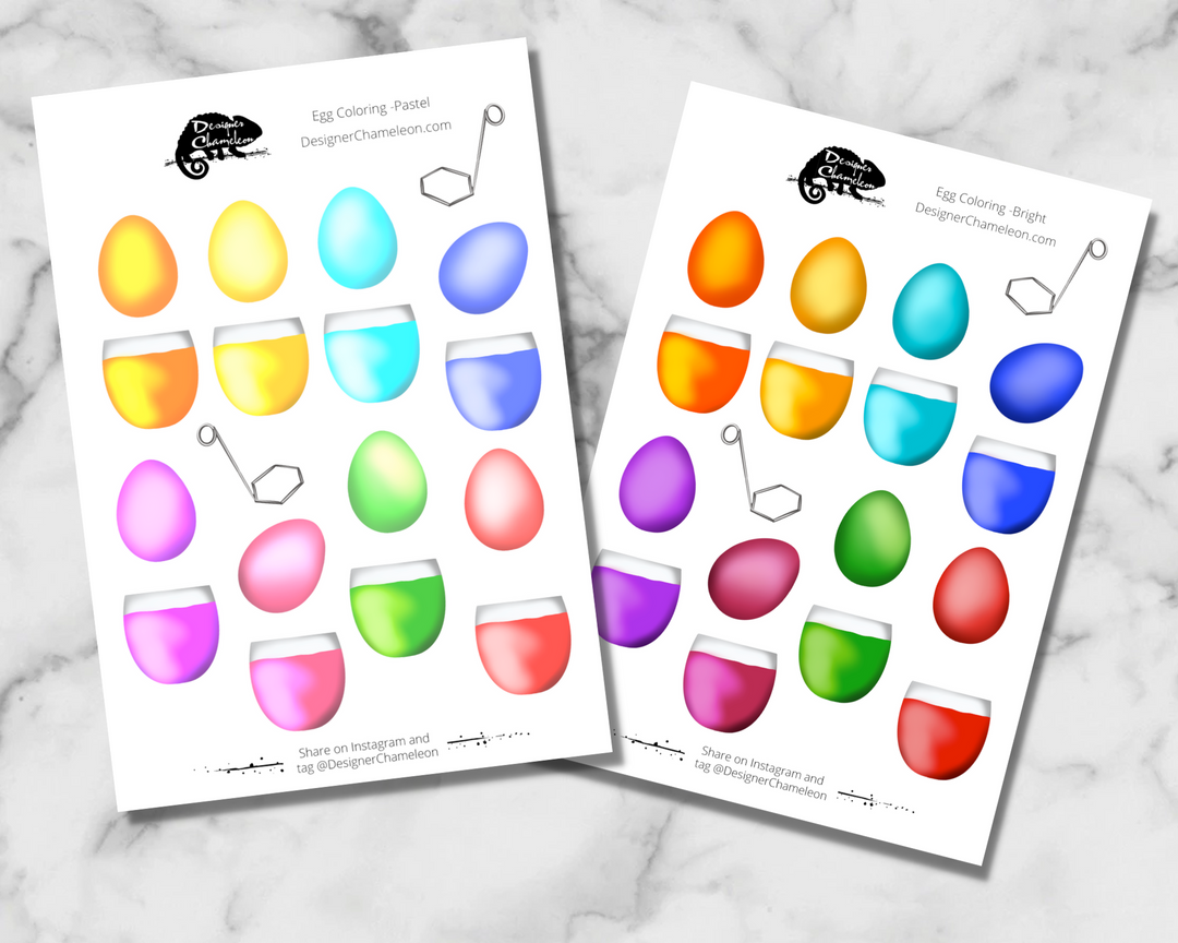 Egg Coloring Stickers