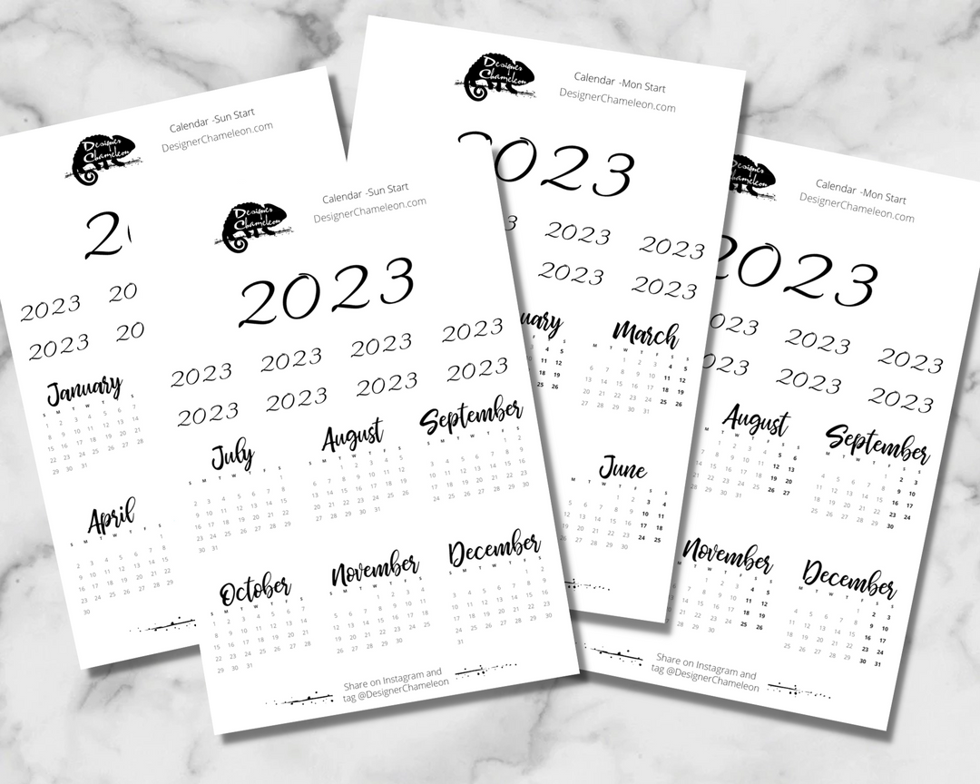 2023 Mini Calendars