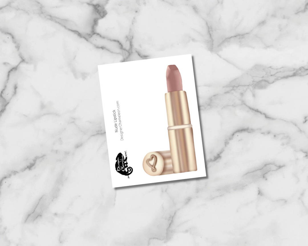 Nude Lipstick Single Sticker