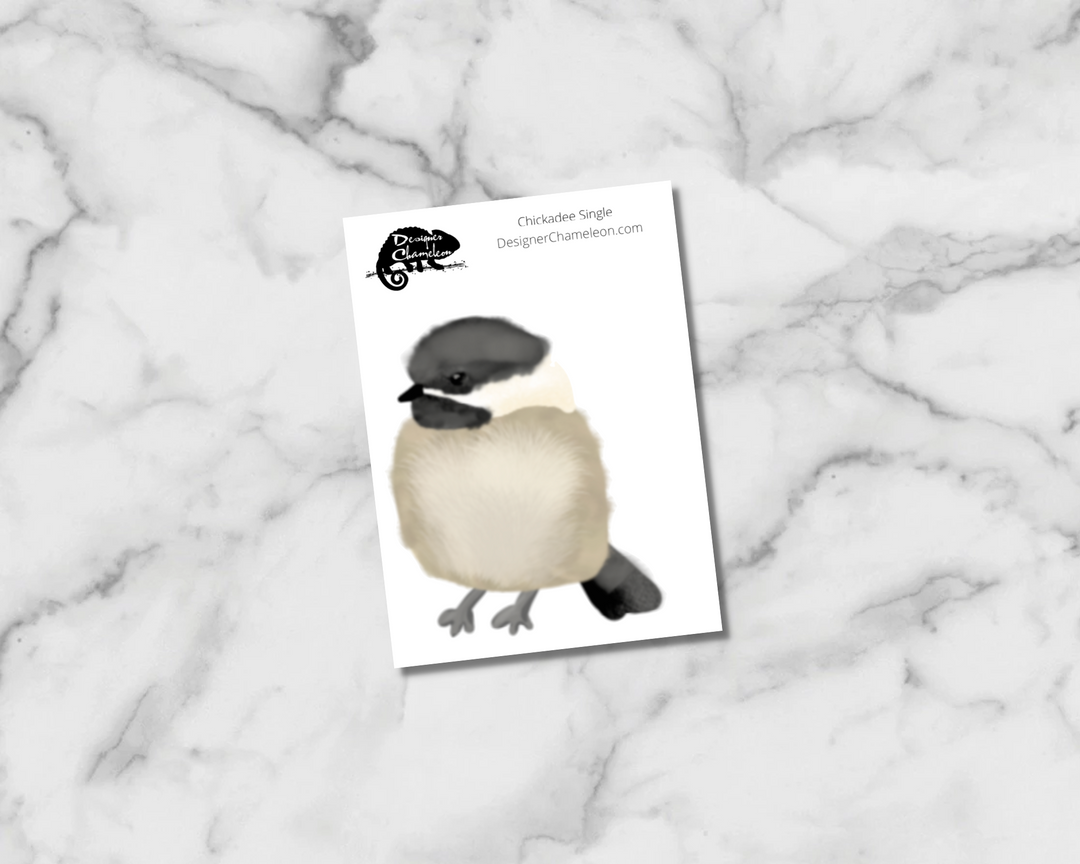 Chickadee Single Sticker