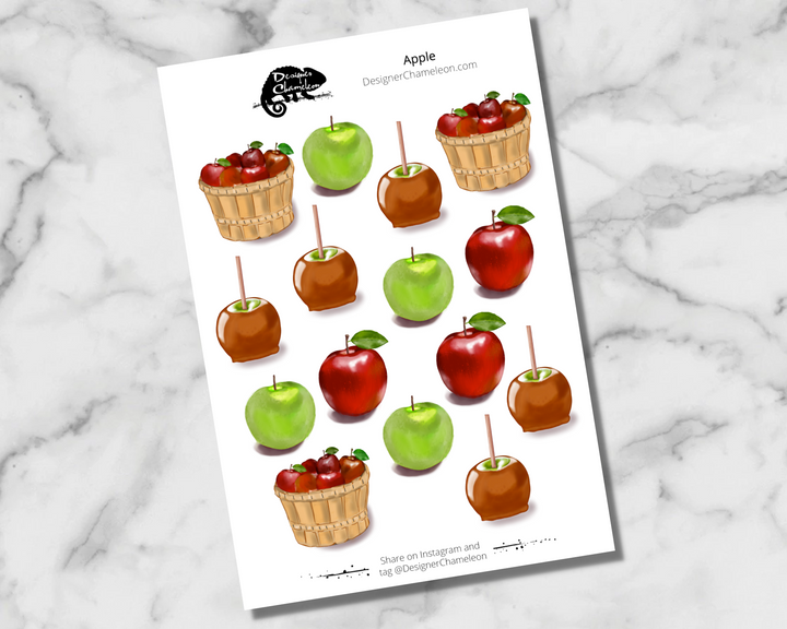 Apple Theme Sticker Kit